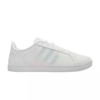 adidas Courtpoint White Переливающиеся женские кроссовки Cloud-White Почти-розовые GY1123 36