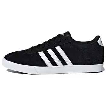 adidas Courtset Black White Женские кроссовки Core-Black Cloud-White Matte-Silver B44619