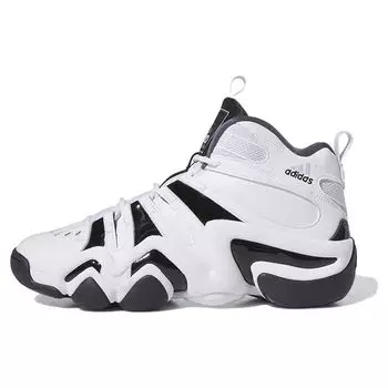 Adidas Crazy 8 White Black 2023 Мужские кроссовки Cloud-White Core-Black Collegiate-Purple IE7198 40