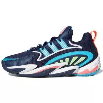 Adidas Crazy BYW 2.0 Collegiate Navy Signal Cyan Мужские кроссовки Blue Cloud-White FY2207