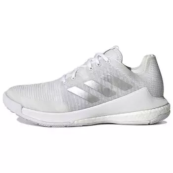 Adidas Crazyflight White Silver Metallic Женские кроссовки Cloud-White HR0635 40