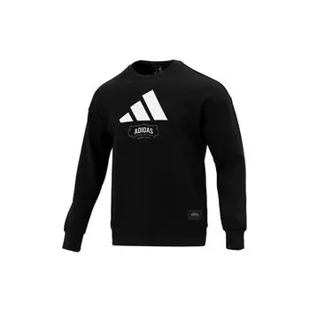 Adidas Crew Graphic Sweatshirt Мужская толстовка черная HE7464 M