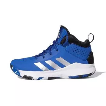 Adidas Cross Em Up 5 J Wide Royal Blue Детские кроссовки Core-Black Cloud-White FZ1472 28