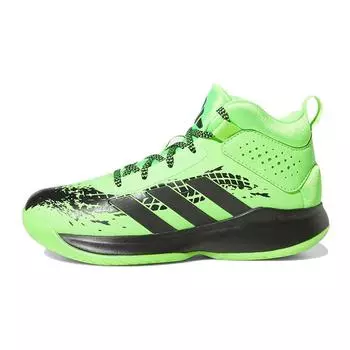 Adidas Cross Em Up 5 Wide J Team Solar Green Black Детские кроссовки Core-Black HQ8496 31