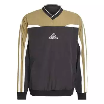 Adidas Cutline пуловер топ ветрозащитный удобный мягкий свободный крой длинный рукав пилот куртка мужские топы черный JD5395 M
