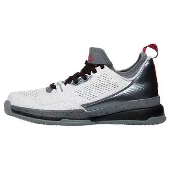 Adidas D Lillard 1 White Grey Мужские кроссовки Обувь-Белый Алый-Красный S85475 42