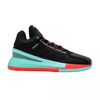 Adidas D Rose 11 Avatar Pack — черные ярко-красные мужские кроссовки Core-Black Acid-Mint FZ4407 42