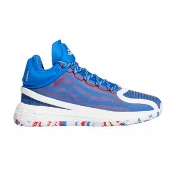 Adidas D Rose 11 Fast Dont Lie — синие мужские кроссовки Scarlet Cloud-White FX6561 47