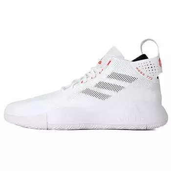 Adidas D Rose 773 2020 White Solar Red Мужские кроссовки Cloud-White Core-Black FW8657