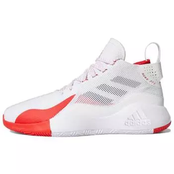 adidas D Rose 773 2020 White Vivid Red Мужские кроссовки Cloud-White Silver-Metallic FX7120