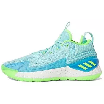 Adidas D Rose Son of Chi 2 Aqua Solar Green Мужские кроссовки Pantone Core-White Team-Solar-Green HQ1006 40