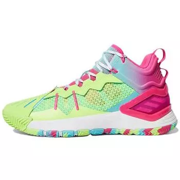 Adidas D Rose Son of Chi Godspeed - Мужские кроссовки Signal Green Pink Multi-Color Pulse-Aqua Shock-Pink GX2927 42