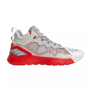 adidas D Rose Son of Chi Godspeed - Серые ярко-красные мужские кроссовки Grey-Two Cloud-White GW7651 47