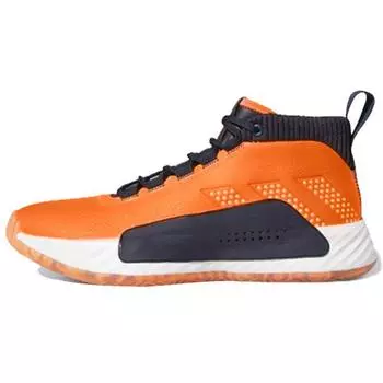 Adidas Dame 5 Flash Orange Мужские кроссовки Cloud-White Legend-Ink EF9801