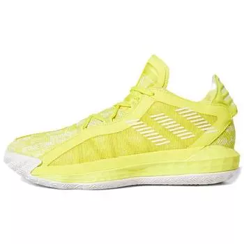 Adidas Dame 6 GCA Shock Yellow Мужские кроссовки Cloud-White EH2073