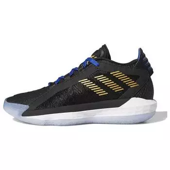 Adidas Dame 6 GCA Stone Cold Мужские кроссовки Black Core-Black Gold-Metallic FU9457
