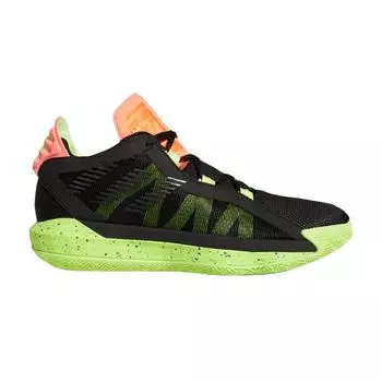 Adidas Dame 6 Signal Green Coral Мужские кроссовки Glory-Purple Signal-Coral EF9871