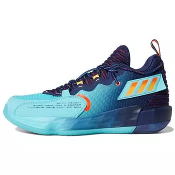 Adidas Dame 7 EXTPLY GCA Dark Blue Мужские кроссовки Pulse-Aqua Solar-Red GV9878 41