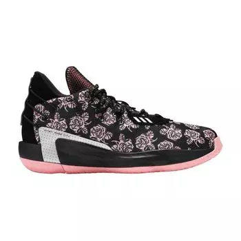 Adidas Dame 7 Rose City Мужские кроссовки Black Core-Black Glow-Pink FZ1092 40