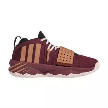 Adidas Dame 8 EXTPLY Legends Unleased — Мужские кроссовки Foo Lion красные, бордовые, пыльно-розовые ID8422 42