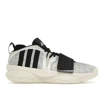 Adidas Dame 8 EXTPLY White Black Мужские кроссовки Foot-White Core-Black Off-White ID5678 46