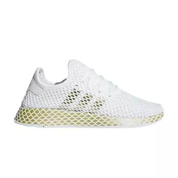 Adidas Deerupt Runner White Gold Metallic Женские кроссовки Cloud-White CG6087