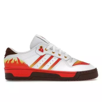 Adidas Кроссовки Demon Slayer x Rivalry Low Rengoku для мужчин, белые, облачно-бело-красные JI3310 42