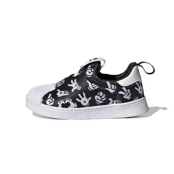 Adidas Детские кроссовки Disney x Superstar 360 I Mickeys Hands Black Core-Black Cloud-White GX1873 23