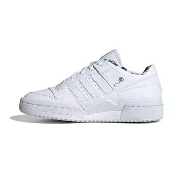 Adidas Детские кроссовки Hello Kitty x Forum Low J с цветочным принтом White Cloud-White Core-Black IG0301 35
