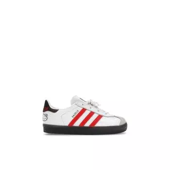 Adidas Детские кроссовки Hello Kitty x Gazelle Comfort Closure EL I 50th Anniversary White Cloud-White Red IH9956 20