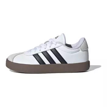 Adidas Детские кроссовки VL Court 3.0 K White Black Gum Cloud-White Core-Black Grey-One ID9062 39