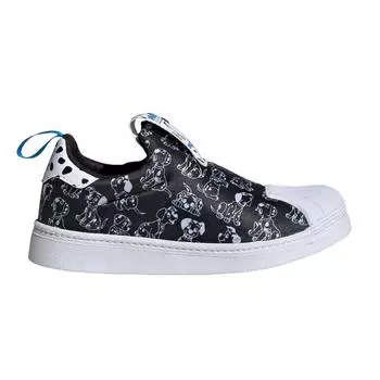 adidas Disney x Superstar 360 J 101 Dalmatians — Детские кроссовки с принтом щенка Black Core-Black Cloud-White ID9710 28