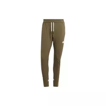 Adidas Дизайнерские брюки Gameday Pants Solid Color Slim Fit Joggers Men Pants Rock-Olive-Green IC8018 XL