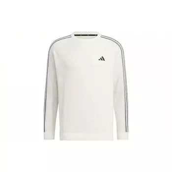 Adidas Длинный рукав свитер-пуловер с цветными блоками для гольфа с круглым вырезом мужской свитер белый HY0963 M