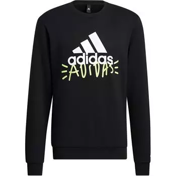 Adidas Doodle Badge Of Sweatshirt Мужская толстовка черная HM9379 M
