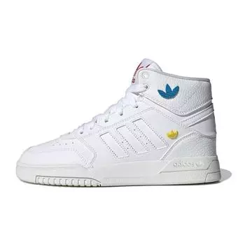Adidas Drop Step J Белый Желтый Ярко-Синий Детские кроссовки Обувь-Белый Красный HP7793 38