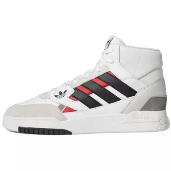 Adidas Drop Step SE Белые Черные Солнечные Красные Кроссовки Унисекс Обувь-Белый Core-Черный GV9447 35