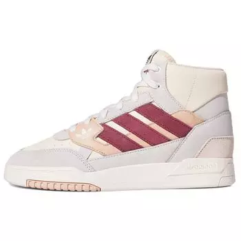 Adidas Drop Step SE Ecru Tint Quiet Crimson Женские кроссовки Cream Halo-Blue HR1419