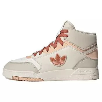 adidas Drop Step XL Clear White Brown Женские кроссовки Кремово-коричневые Halo-Blue HQ6947 36