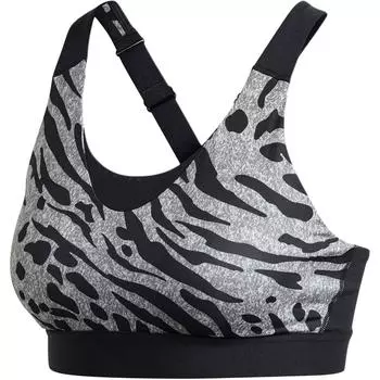 Adidas Drst Aiq2 Bra удобный мягкий приятный для кожи спортивный бюстгальтер женское нижнее белье черный серый FN1426 S