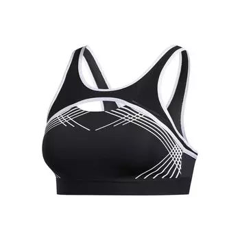 Adidas Drst Torch Bra средней интенсивности светоотражающий спортивный жилет женский спортивный бюстгальтер черный FI6583 M