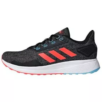 Adidas Duramo 9 Solar Red Мужские кроссовки Black Core-Black Grey BB6919 42