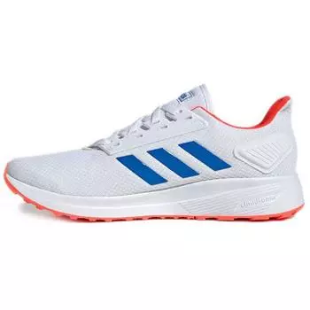 Adidas Duramo 9 White Glow Blue Red Мужские кроссовки Cloud-White Solar-Red EG8665 45