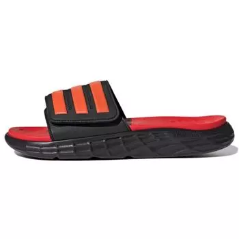 Adidas Duramo SL Slide Black Solar Red Мужские кроссовки Core-Black Vivid-Red FY8787 46