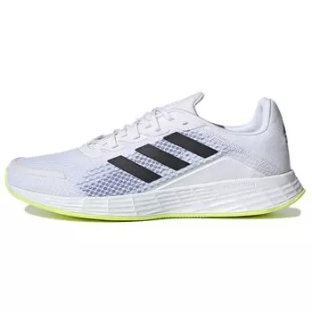 Adidas Duramo SL White Black Мужские кроссовки Foot-White Core-Black Blue FY6683