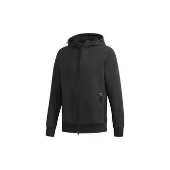 Adidas Двойная вязаная куртка с капюшоном Мужские куртки Черные DW4590 XS