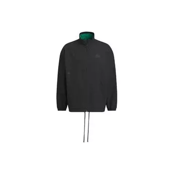 Adidas Двусторонняя куртка с длинным рукавом Мужская Верхняя одежда Черный IT3965 XL