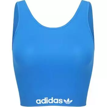 Adidas Дышащая спортивная майка с буквенным принтом, женская, синяя 4A3H67-800 XS