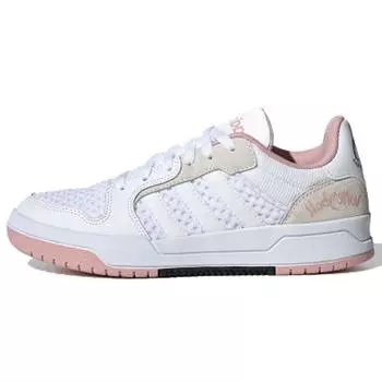 Adidas Entrap Volleyball Женские кроссовки White Footwear-White Pink-Spirit FX4026
