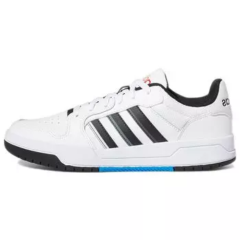 Adidas Entrap White Black Мужские кроссовки Cloud-White Core-Black Vivid-Red GW5499 46